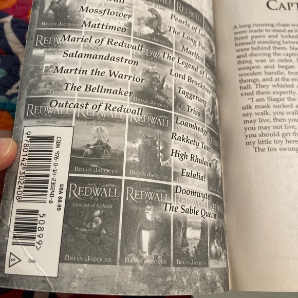 Redwall Mattimeo by Brian Jacques, paperback - Picture 3 of 6